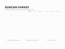 Tablet Screenshot of duncanfawkes.com